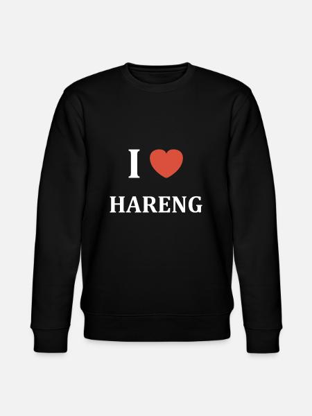 i love Hareng - Sweat bio CHANGER Stanley/Stella Unisexe - noir