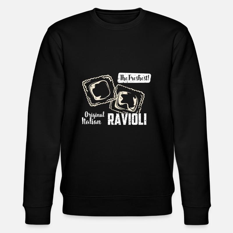 Ravioli - Stanley/Stella Unisex Bio-Sweatshirt CHANGER  - Schwarz