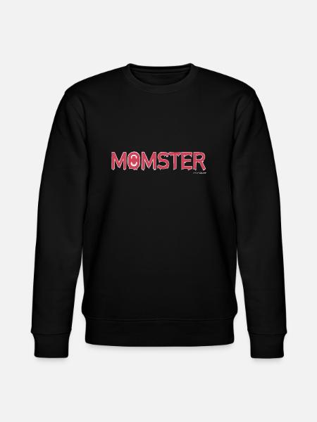 Momster / Supermom / Mama / Monster / Bissig - Stanley/Stella Unisex Bio-Sweatshirt CHANGER - Schwarz