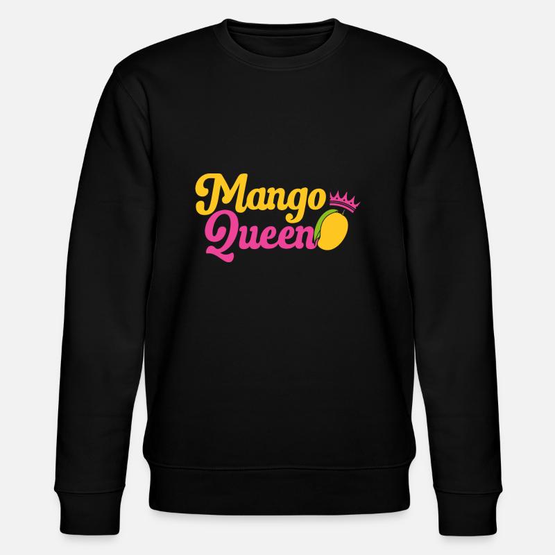Mango Frucht Mango - Stanley/Stella Unisex Bio-Sweatshirt CHANGER  - Schwarz