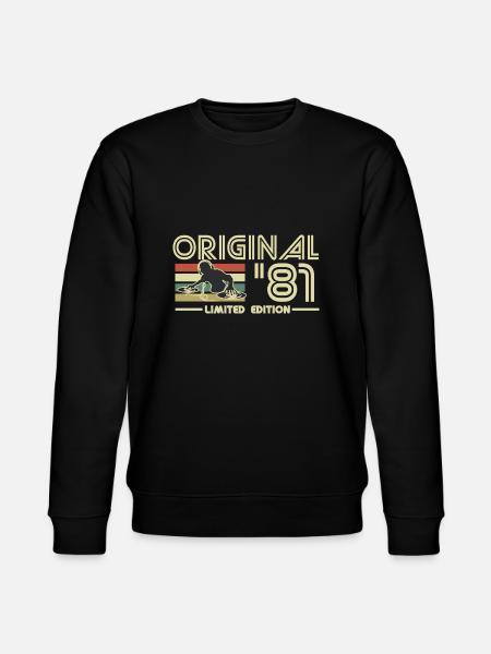 1981 - Stanley/Stella CHANGER Unisex Organic Sweatshirt - black