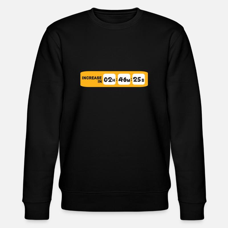 Compte à rebours Internet - Sweat bio CHANGER Stanley/Stella Unisexe - noir