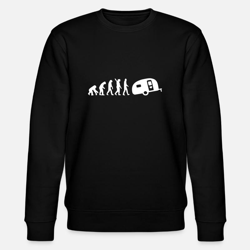 Evolution du camping - Sweat bio CHANGER Stanley/Stella Unisexe - noir