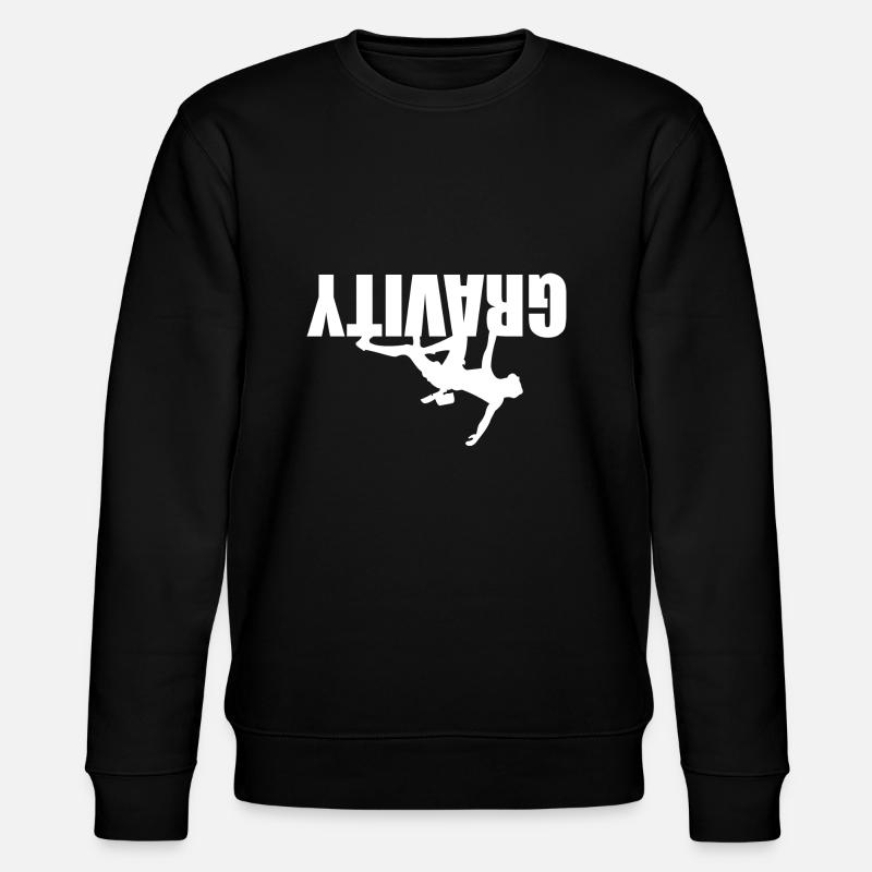Bouldern Gravity - Stanley/Stella Unisex Bio-Sweatshirt CHANGER  - Schwarz