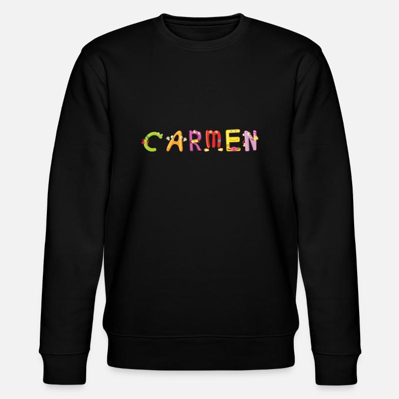 Carmen - Stanley/Stella Unisex Bio-Sweatshirt CHANGER  - Schwarz