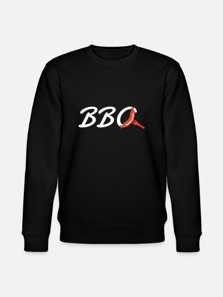 ''BBQ'' hotdogs - Stanley/Stella CHANGER Unisex Organic Sweatshirt - black