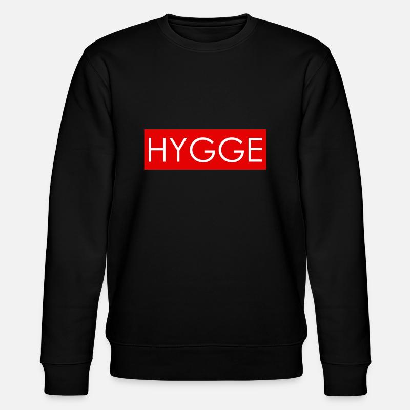 hygge rot - Stanley/Stella Unisex Bio-Sweatshirt CHANGER  - Schwarz