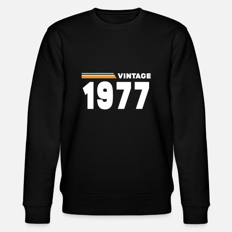 Millésime 1977 - Sweat bio CHANGER Stanley/Stella Unisexe - noir