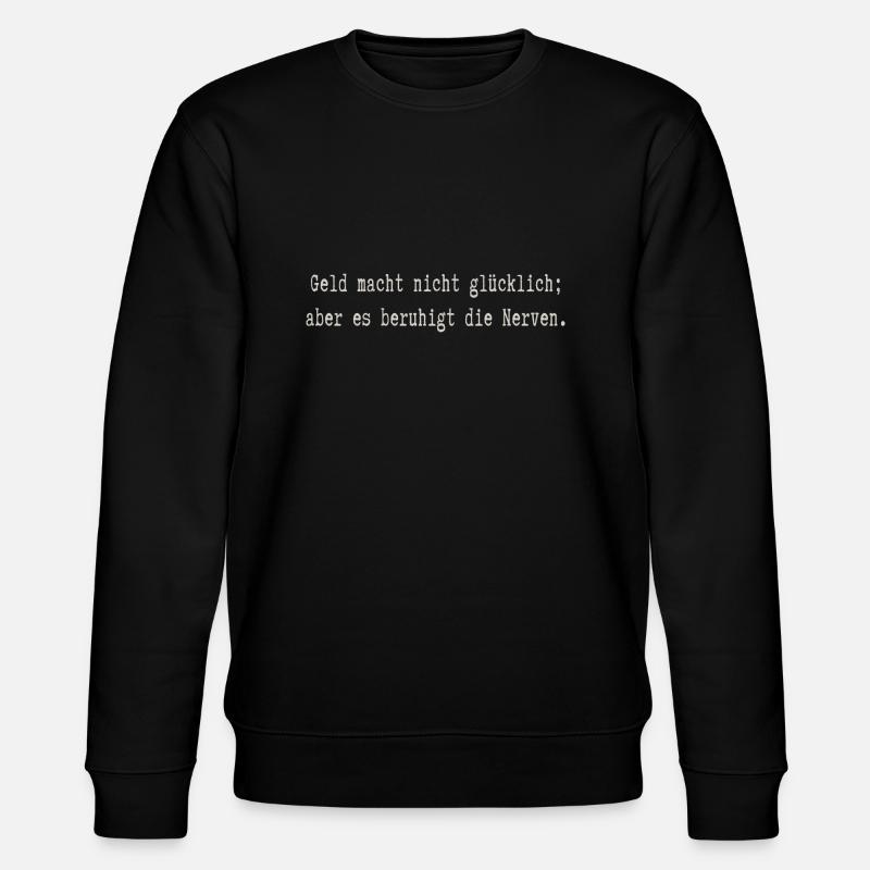 Geld - Stanley/Stella Unisex Bio-Sweatshirt CHANGER  - Schwarz