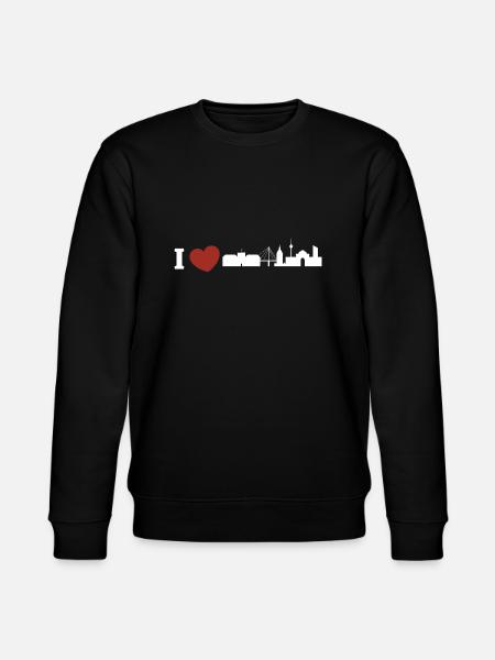 Mannheim Monnem Mannheimat - Stanley/Stella CHANGER Unisex Organic Sweatshirt - black