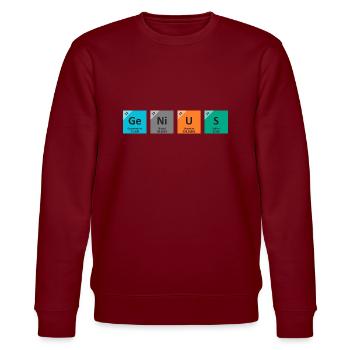 Genie - Stanley/Stella Unisex Bio-Sweatshirt CHANGER  - Burgunderrot - Vorne - Nik (191cm) & Marisol (170cm)