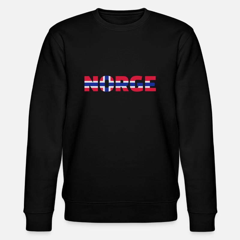 Norwegen - Stanley/Stella Unisex Bio-Sweatshirt CHANGER  - Schwarz