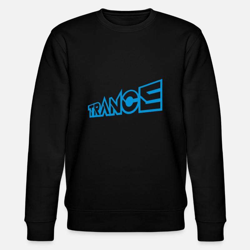 Logo Club Trance Techno - Stanley/Stella Unisex Bio-Sweatshirt CHANGER  - Schwarz