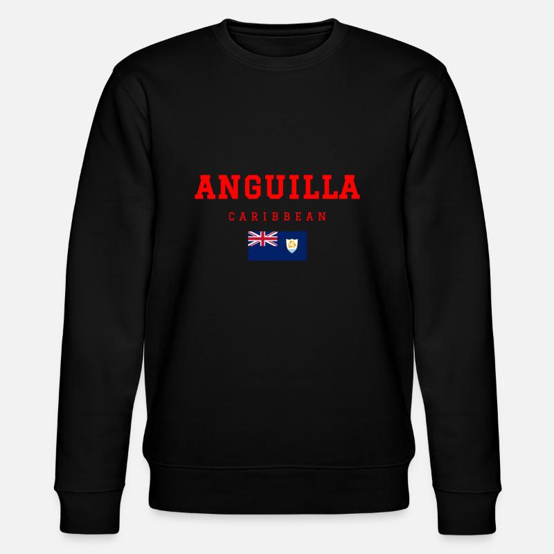 Anguilla - Stanley/Stella Unisex Bio-Sweatshirt CHANGER  - Schwarz