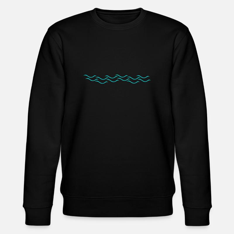 wasser - Stanley/Stella Unisex Bio-Sweatshirt CHANGER  - Schwarz