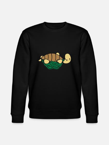 Schildkröte - Stanley/Stella Unisex Bio-Sweatshirt CHANGER - Schwarz