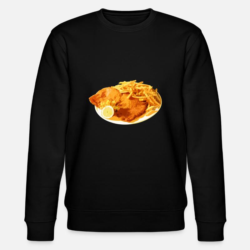 Schnitzel - Stanley/Stella Unisex Bio-Sweatshirt CHANGER - Schwarz