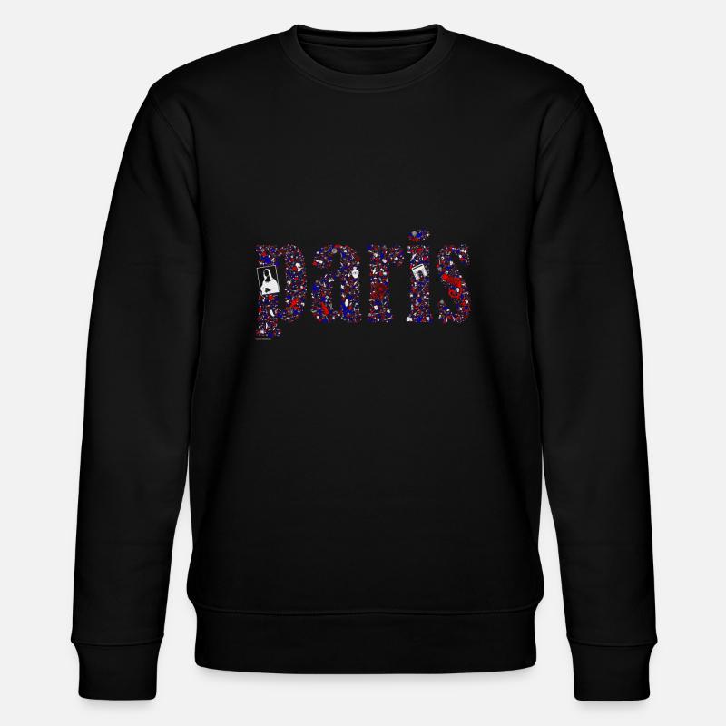 paris - Stanley/Stella Unisex Bio-Sweatshirt CHANGER  - Schwarz