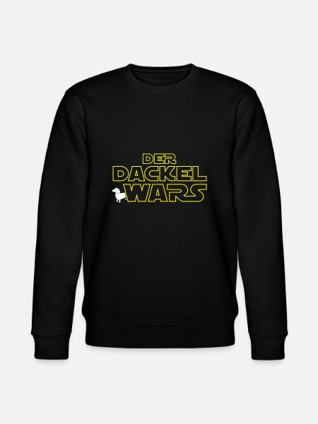 Der Dackel Wars - Farbwechsel möglich - Stanley/Stella Unisex Bio-Sweatshirt CHANGER  - Schwarz