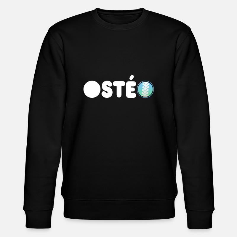 Osteo oder Osteopath - besonderes Osteogeschenk - Stanley/Stella Unisex Bio-Sweatshirt CHANGER  - Schwarz