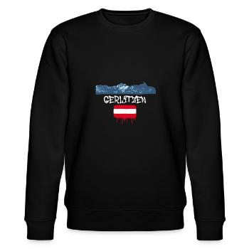 Gerlitzen,mountain,mountains,Austria,ski area,skiing - Stanley/Stella CHANGER Unisex Organic Sweatshirt - black - Front - Nik (191cm) & Marisol (170cm)