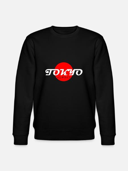 Tokyo RedWhite - Stanley/Stella CHANGER Unisex Organic Sweatshirt - black
