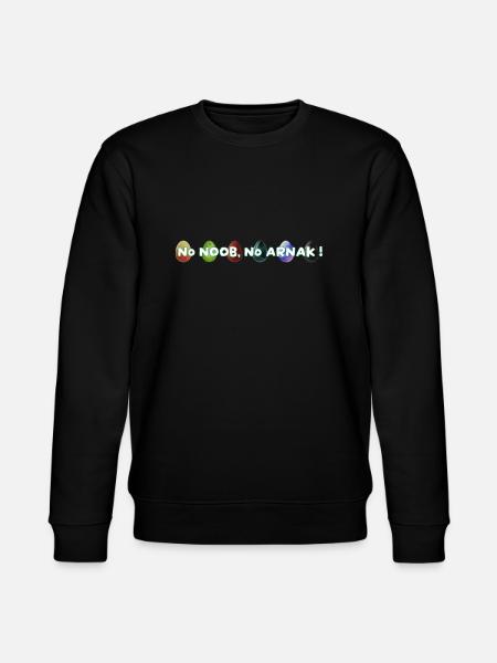 No Noob no arnak! - Stanley/Stella CHANGER Unisex Organic Sweatshirt - black