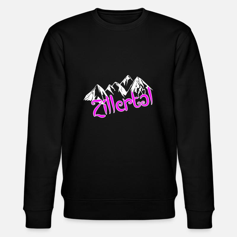 Zillertal - Stanley/Stella Unisex Bio-Sweatshirt CHANGER - Schwarz