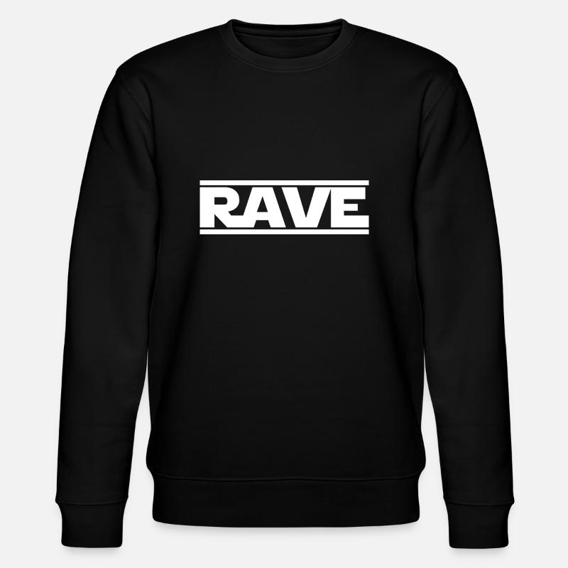 Rave - Stanley/Stella Unisex Bio-Sweatshirt CHANGER  - Schwarz
