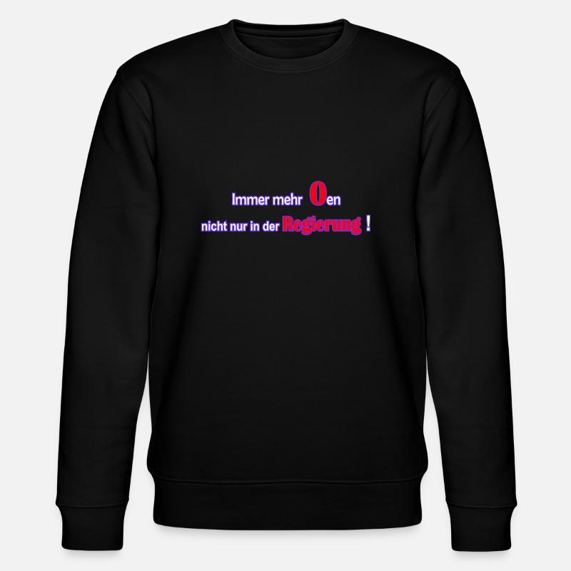 Nullen - Stanley/Stella Unisex Bio-Sweatshirt CHANGER  - Schwarz