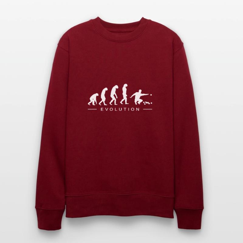 Boule player Pentanqué Evolution Development Stanley/Stella CHANGER Unisex Organic Sweatshirt