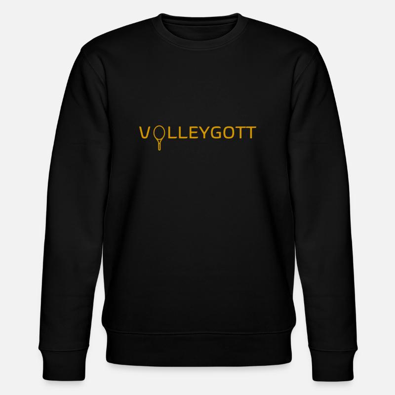 Volleygott gelb - Stanley/Stella Unisex Bio-Sweatshirt CHANGER  - Schwarz