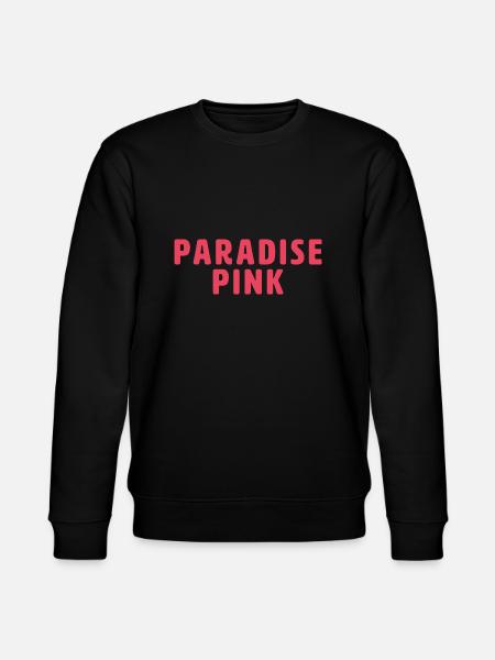 Paradise Pink - Stanley/Stella Unisex Bio-Sweatshirt CHANGER - Schwarz