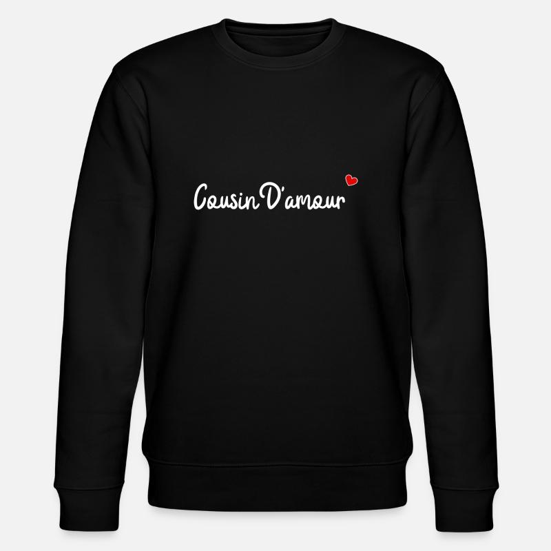 Cousin d'amour - Sweat bio CHANGER Stanley/Stella Unisexe - noir