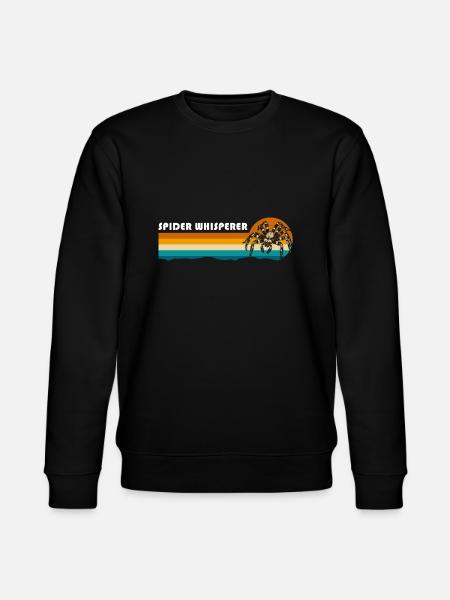 Spider Web Bite - Stanley/Stella CHANGER Unisex Organic Sweatshirt - black