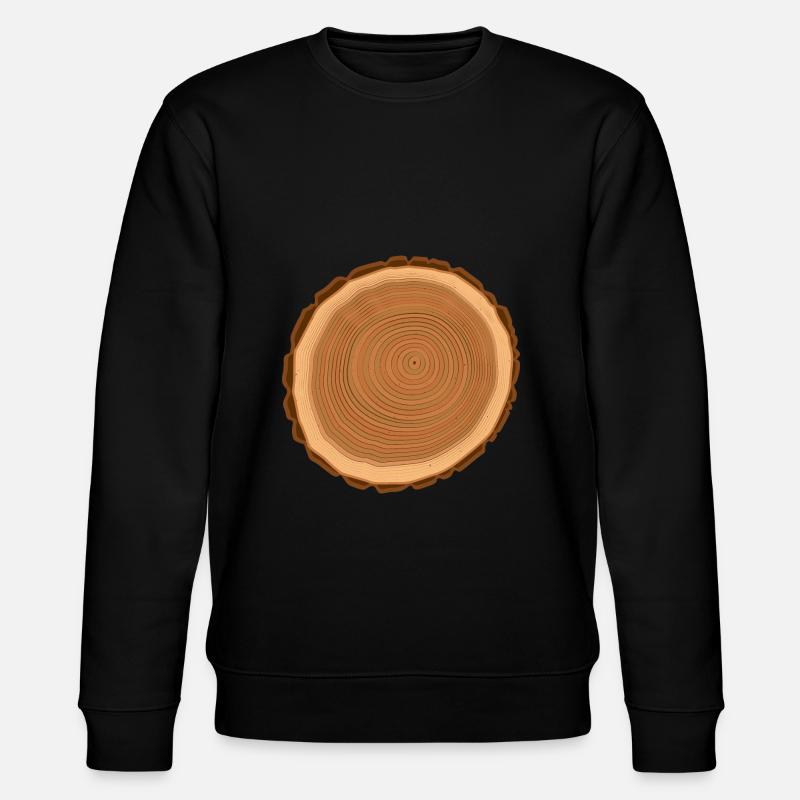 Holz - Stanley/Stella Unisex Bio-Sweatshirt CHANGER  - Schwarz