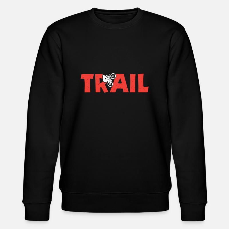 Trail Bike Vélo - Sweat bio CHANGER Stanley/Stella Unisexe - noir