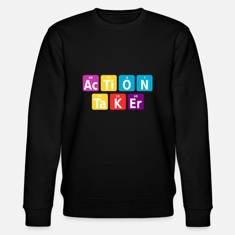 Preneur d’action - Sweat bio CHANGER Stanley/Stella Unisexe - noir