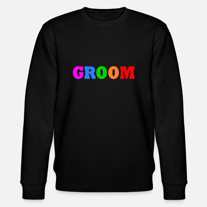 Groom - Stanley/Stella Unisex Bio-Sweatshirt CHANGER  - Schwarz