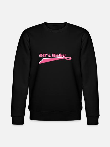 Year 60 baby - Stanley/Stella CHANGER Unisex Organic Sweatshirt - black