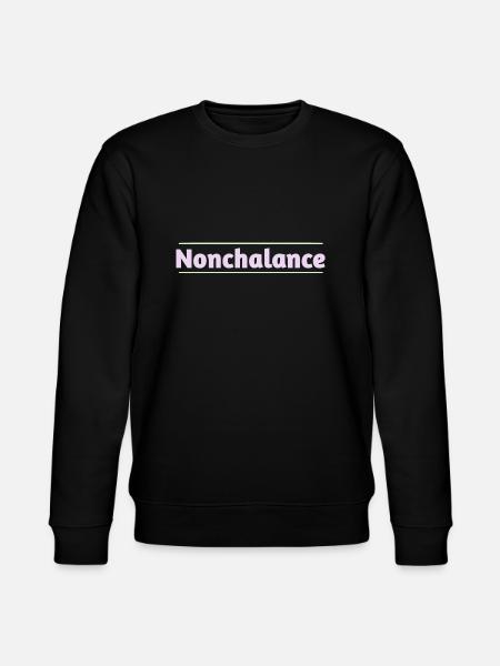 Nonchalance - Stanley/Stella Unisex Bio-Sweatshirt CHANGER - Schwarz
