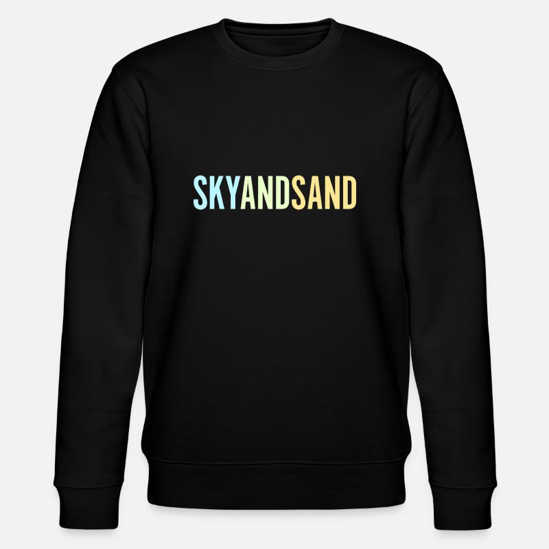 Sky And Sand - Stanley/Stella Unisex Bio-Sweatshirt CHANGER  - Schwarz