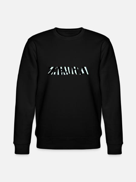zebra - Stanley/Stella Unisex Bio-Sweatshirt CHANGER - Schwarz