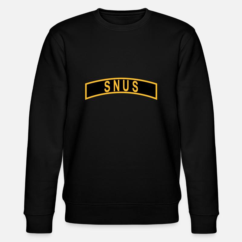 SNUS BOW - Stanley/Stella CHANGER Unisex Organic Sweatshirt - black
