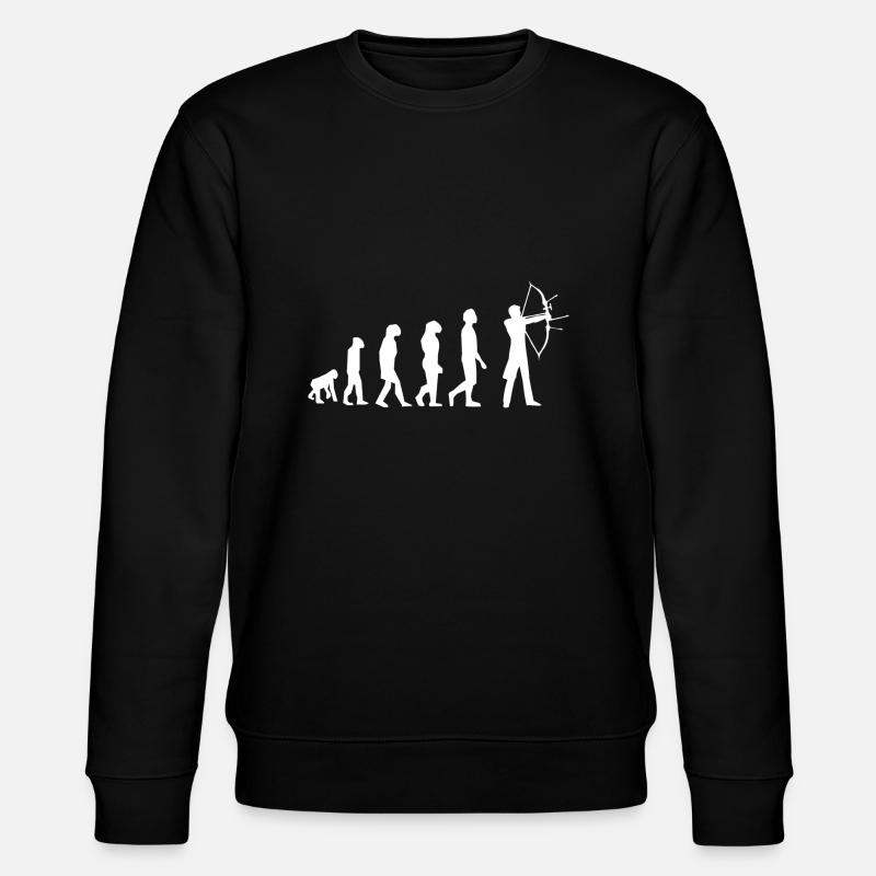 Archery evolution - Stanley/Stella CHANGER Unisex Organic Sweatshirt - black