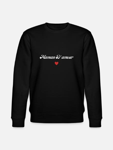 maman d'amour - Sweat bio CHANGER Stanley/Stella Unisexe - noir