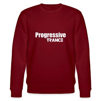 Progressive trance - Stanley/Stella CHANGER Unisex Organic Sweatshirt - burgundy - Front - Nik (191cm) & Marisol (170cm)