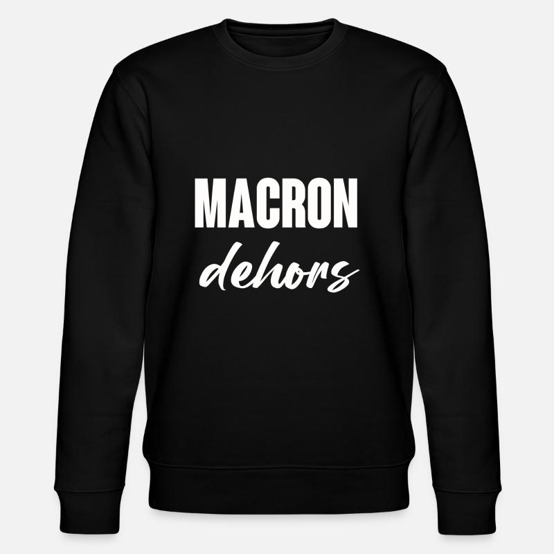 Macron out - Stanley/Stella CHANGER Unisex Organic Sweatshirt - black