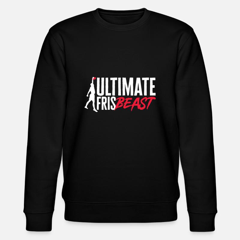 Ultimate Frisbee Wurfscheibe - Stanley/Stella Unisex Bio-Sweatshirt CHANGER  - Schwarz