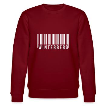 Winterberg Westerwald - Stanley/Stella Unisex Bio-Sweatshirt CHANGER  - Burgunderrot - Vorne - Nik (191cm) & Marisol (170cm)